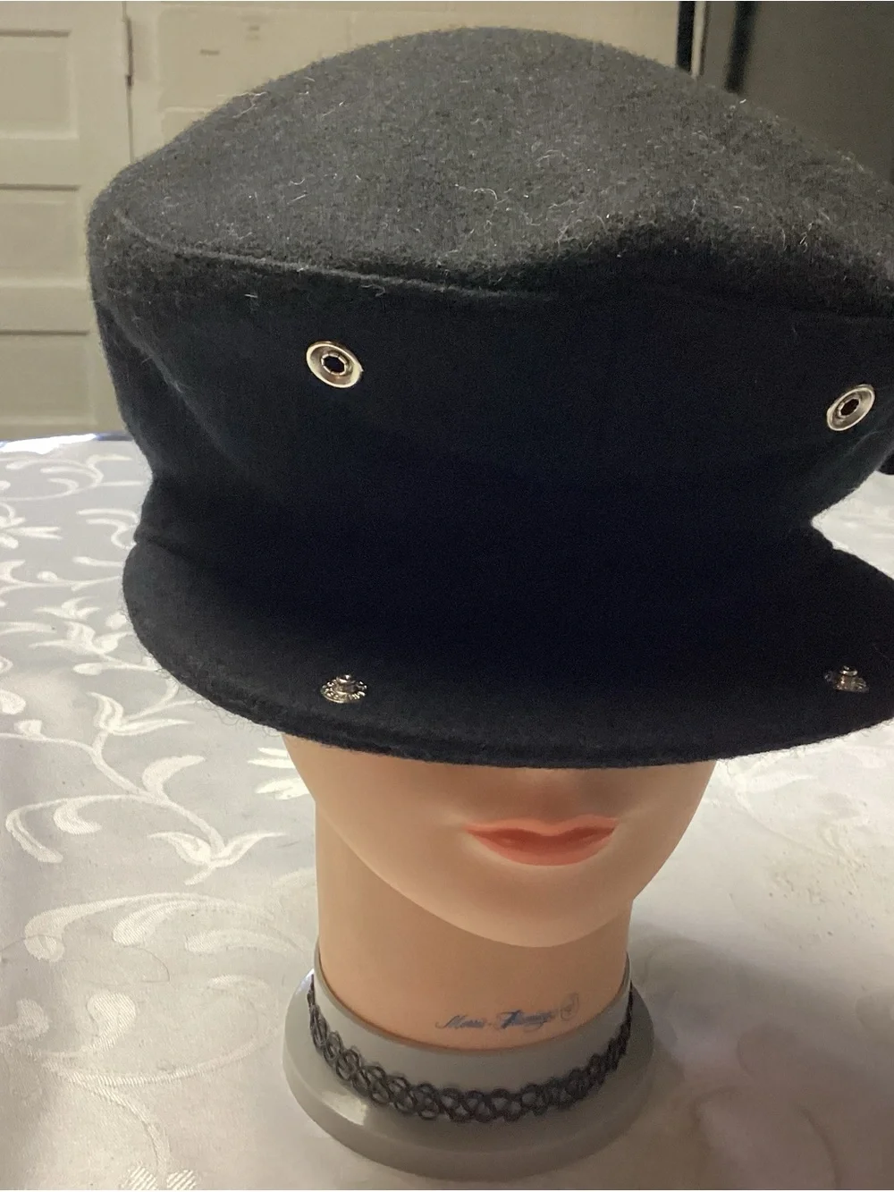 Classic Black Wool Newsboy Cap - Men's Accessory BAILEY. HATS. VINTAGE. a UNISEX